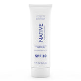 Native Sunscreen SPF 30 application for effective sun protection.