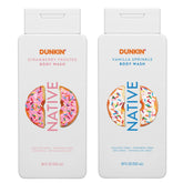 Native Vanilla Sprinkle bottle with rich lather for a refreshing morning cleanse.