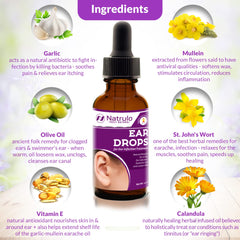 Natrulo ear drops suited for kids' safe, gentle ear care