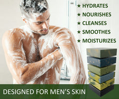 NATURAL AMERICAN ELEMENTS spring falls bar soap – brisk scent for morning wake-up.