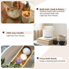 Natural Amor Los Angeles lavender candle for relaxation and cozy evenings.
