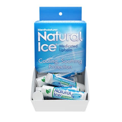 Natural Ice lip balm application glide demonstrates smooth comfort for dry, chapped lips
