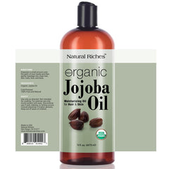 Natural Riches Jojoba Oil for hair care delivering lightweight moisture