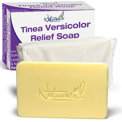 Naturasil tinea versicolor bars collection offers natural antifungal soap for everyday skin relief.