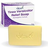 Naturasil Tinea Versicolor Soap bar close-up for gentle skin cleansing