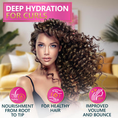 Naturavis Curly Conditioner tube showcases moisture-rich formula for frizz control.