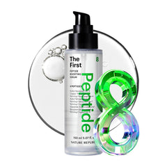 Nature Republic First Peptide Boosting Serum bottle ready for hydrating, plumper-looking skin