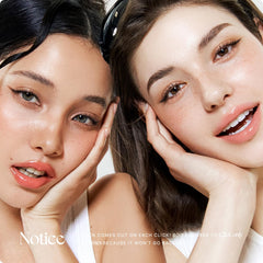 Nature Republic Lip application one click release demonstrated for hygienic use