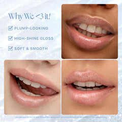 Nature Republic Honey Melting Lip Glitter sparkle adds playful shine on lips.