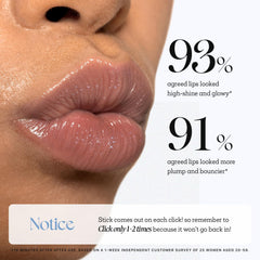 Nature Republic Honey Melting Lip Glitter swatch shows sheer tint and glassy shine.