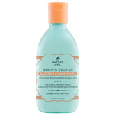 Nature Spell Hair Growth Conditioner bottle shows vegan, sulfate-free formula for nourished hair