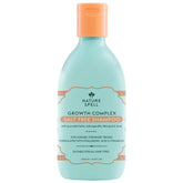Nature Spell Hair Growth Shampoo bottle shows a gentle sulfate-free cleanse for all hair types.