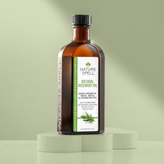 Nature Spell Rosemary Oil scalp-massage image highlighting nourishing roots and scalp comfort