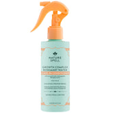 Nature Spell Rosemary Water Leave-In Conditioner bottle closeup highlighting nourishing formula.