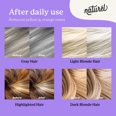 NATURÉL biotin-infused bar closeup highlights strengthened hair
