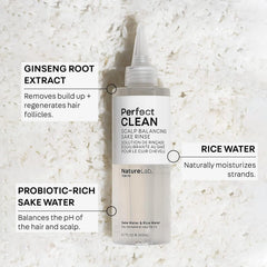 NatureLab.TOKYO Rice Water Hydration scalp highlights deep moisture