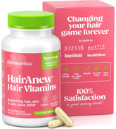 Naturenetics HairAnew bottle for daily hair support and routine