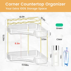 NATURE'S SOURCE makeup organizer brush holder keeps brushes organized and within reach.