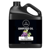 Naturevibe Botanicals grapeseed oil 32oz bottle for skin and hair hydration