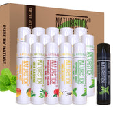 Naturistick lip balm 16-pack packaging for eco-friendly everyday moisturization.