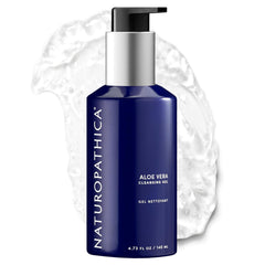 Naturopathica Aloe Vera Cleansing Gel bottle front for gentle daily cleansing and hydration.
