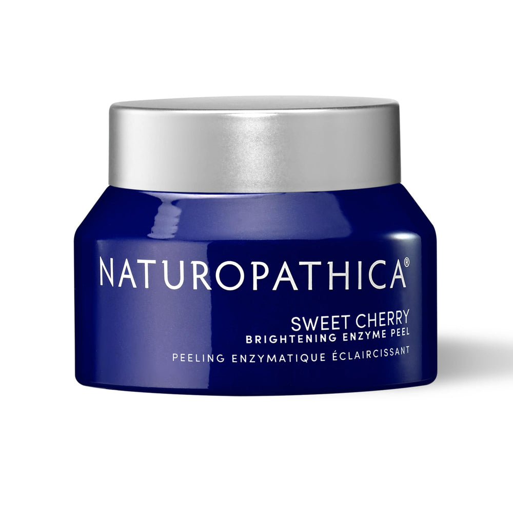 Naturopathica Sweet Cherry Brightening Enzyme Peel jar packaging for a premium exfoliation routine