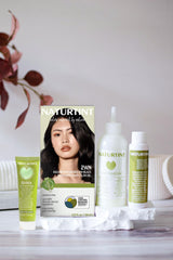Naturtint 2WN radiant nature brown black application — easy, mess-free process at home
