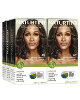 Naturtint 4N Natural Chestnut packaging highlights plant-based color.
