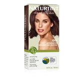 Naturtint 4NM Intense Brown packaging showcases vegan, ammonia-free color for at-home coloring.