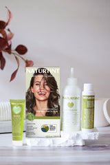 Naturtint plant-based formula nourishes hair during at home coloring.