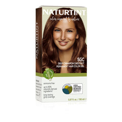 Naturtint 5GC Deep Cinnamon Chestnut bottle shows ammonia-free at-home color option