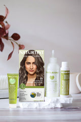 Naturtint 6A application steps provide smooth, even color at home.