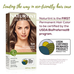 Naturtint 7GM chocolate caramel color brush kit enabling smooth, even coverage