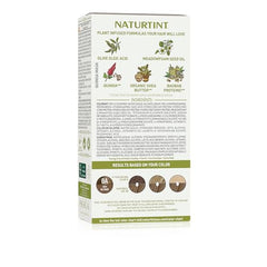 Naturtint 8A Ash Blonde box opened showing developer and color cream for easy use.