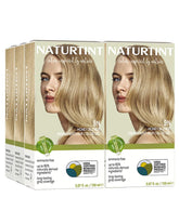 Naturtint 9N Honey Blonde packaging showcases vegan, cruelty-free color for at-home use.