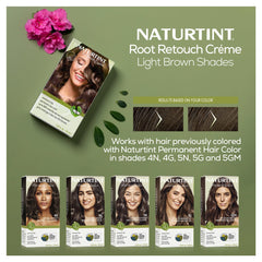 Naturtint application bowl and brush image shows easy at-home root touchups.