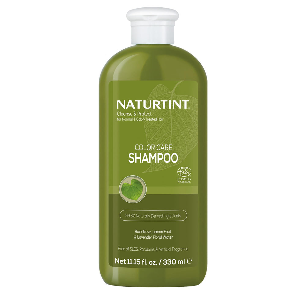 Naturtint Color Care Shampoo bottle shows color protection during daily wash.