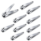 Natzerat nail clippers pack-front view shows bulk stainless steel durability for everyday grooming.