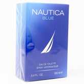 Nautica Blue Eau de Toilette bottle front view, crisp coastal fragrance for daily confidence.