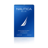 Nautica Blue for Men bottle front view, casual refreshing scent for everyday wear