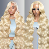 NBRUW 613 lace-front wig 13x6 natural parting for seamless wear