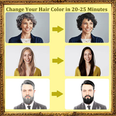 NCEPROHR light brown shampoo with gloves-ready application for mess-free at-home color.