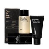 Nécessaire Body Essentials gift-set packaging ideal for gifting and travel routines.