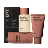 Nécessaire Body Essentials Mini packaging showcases sustainable gift set design for travel