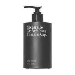 Nécessaire The Body Lotion Cyprès-Citronné bottle promotes a fresh, fast-absorbing daily moisturization.