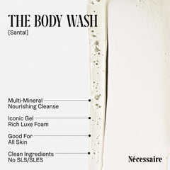 Nécessaire Body Lotion travel-size bottle delivering daily moisture on the go.