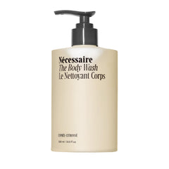 Nécessaire Body Wash Cyprès-Citronné bottle offers a nourishing cleanse for daily use.