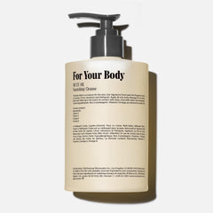 Nécessaire body wash niacinamide ingredient closeup highlights skin-supporting care.