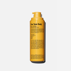 Nécessaire Mineral Sunscreen body spread-on-skin demonstrates smooth texture