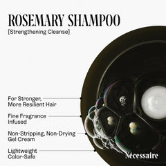 Nécessaire Rosemary Conditioner texture closeup – lightweight detangling.